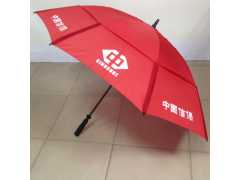 双层防紫外线高尔夫伞 深圳广州高尔夫伞厂酒店房地产银行雨伞