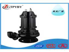 台州潜水泵0.75~7.5kw可选 WQ三相无堵塞潜水排污泵