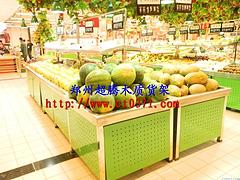 超腾木制货架新款的超市水果台出售——水果台哪家好