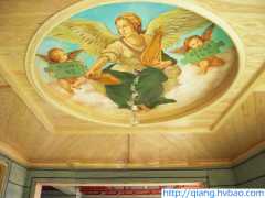 青海餐厅壁画，西宁幼儿园墙面彩绘，青海广场壁画