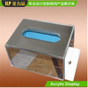 金力品专业生产定制批发透明有机玻璃亚克力 纸巾盒 抽纸盒