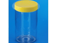 现货PET透明塑料罐 螺旋罐 食品包装罐 塑料易拉罐塑料瓶