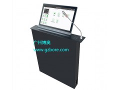 广州超薄一体显示器升降器，电动升降桌会议升降屏厂家直销图1
