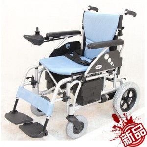 美利驰P108-1老年电动轮椅轻便折叠残疾人电动轮椅车
