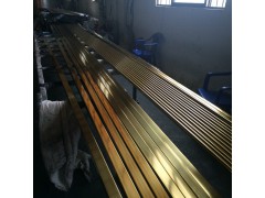 6米真空镀不锈钢管材，金黄色不锈钢管
