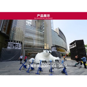 模型专家【上海升美】玻璃钢雕塑冰熊雕塑树脂模型摆件定制