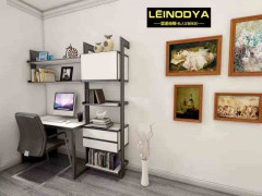 铝合金板式家具雷诺帝娅现代环保办公桌电脑桌图1