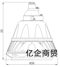 BZD286-DCled防爆灯尺寸