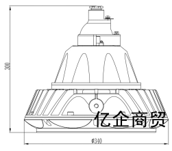 BZD286-DCled防爆灯尺寸