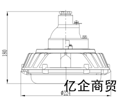 BZD285B-led防爆灯尺寸