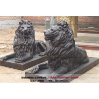 铜狮子-动物雕塑订做-文禄
