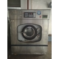 牡丹江市低价转让二手500磅卧式水洗机澜美3.3米折叠机出售