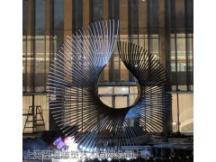 上海不锈钢城市主题景观雕塑 创意金属摆件来图定制图1