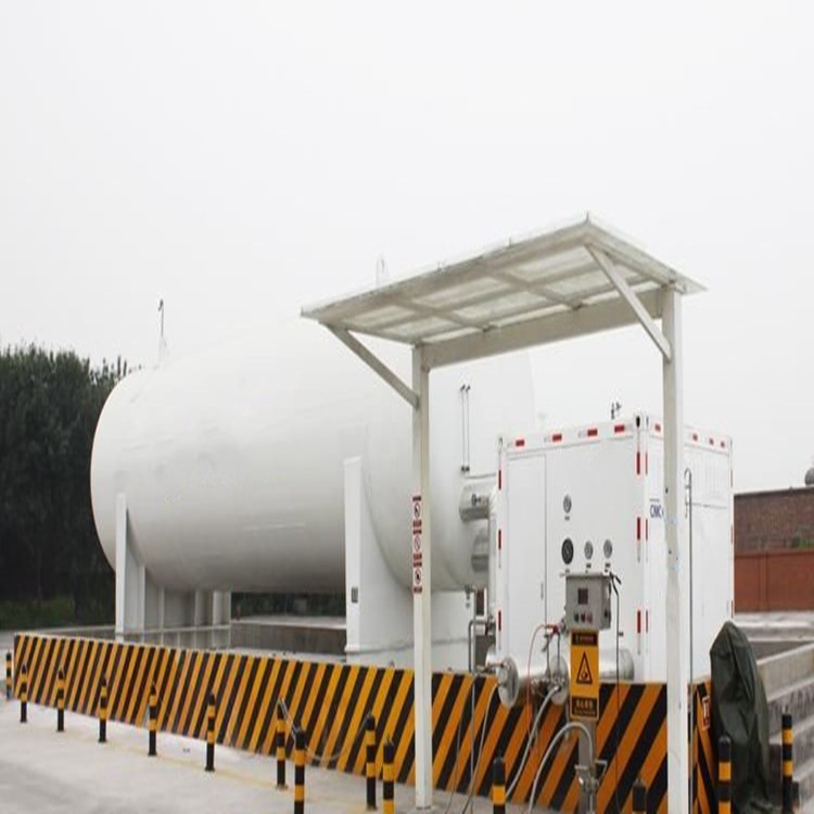 出售二手LNG加气站整套设备 LNG卧式低温储罐图1
