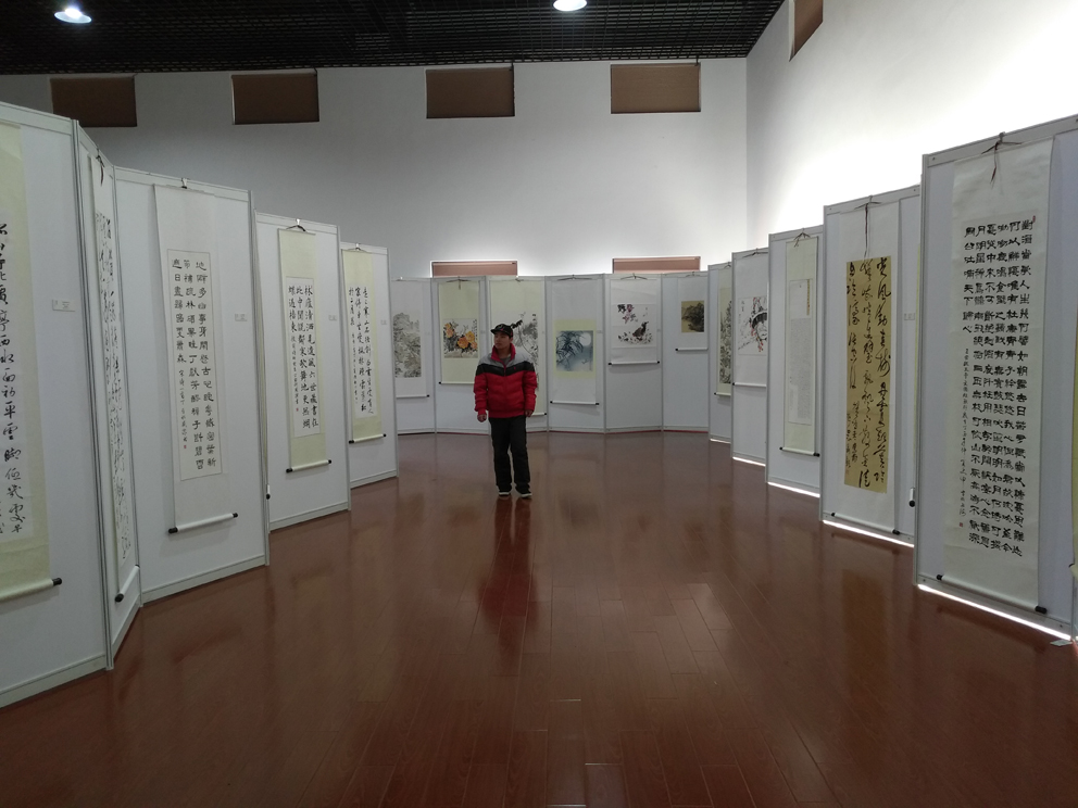 上海室外美术展挂画展览板架出租搭建