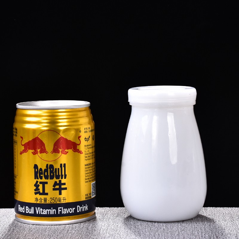 200ml4两酸奶玻璃瓶乳白瓷老北京酸奶瓶图3