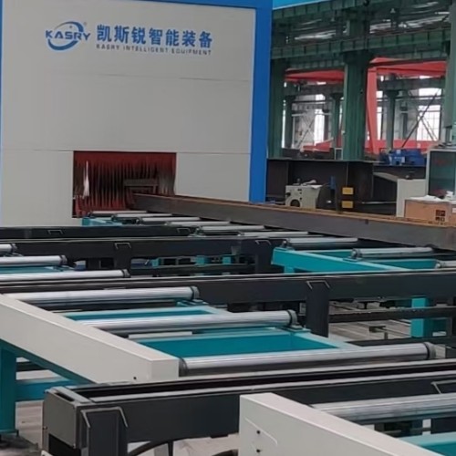 江苏南京H型钢数控切割机 钢结构设备自动化生产线图1