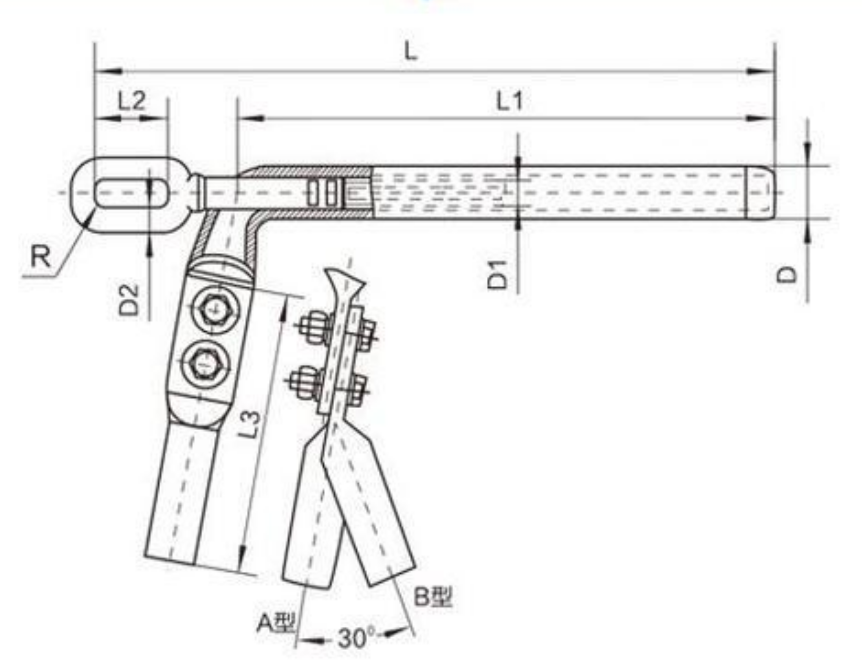 螺栓型耐张线夹枪型线夹电力金具NY耐张线夹液压耐张线夹图3