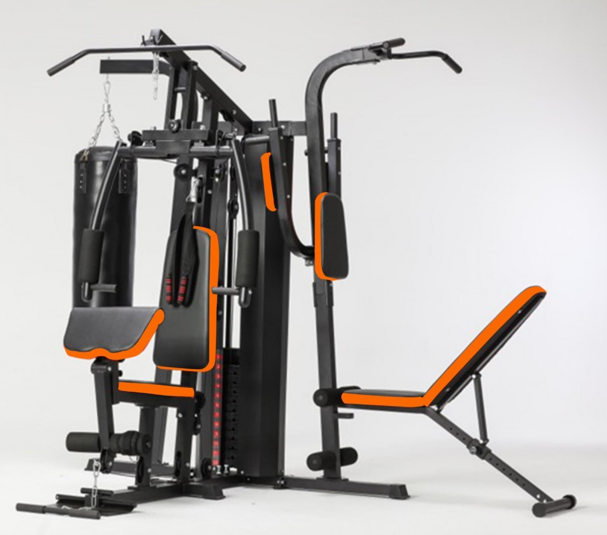 广东运动器材厂三人组多功能健身器材单位健身房