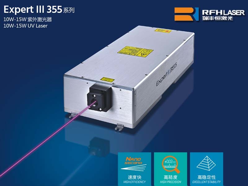 瑞丰恒Expert III355紫外激光器高速无毛刺切割塑料