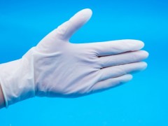 康民一次性使用灭菌橡胶外科手套麻面有粉