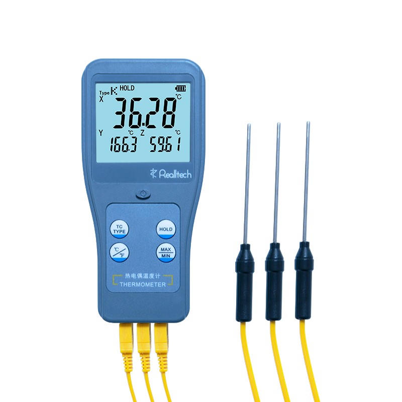 RTM1103三通道T/E型热电偶温度计低温度液氮温度检测仪图1