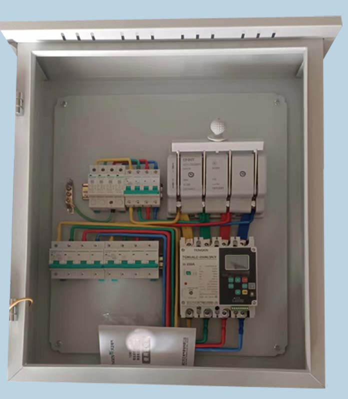 无表位分布式不锈钢户用光伏发电汇流并网箱图3