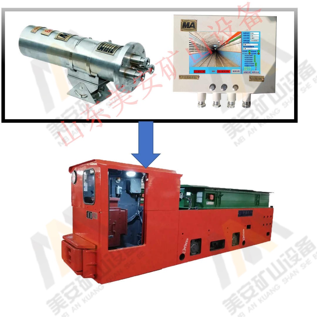 矿用电机车视频监测监控倒车影像行车记录仪图2